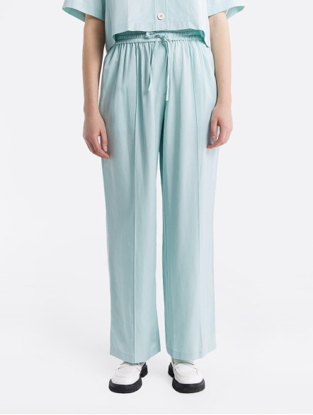 Drawstring Straight Leg Pants Drawstring Straight Leg Pants
