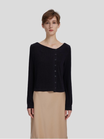 Asymmetric Buttoned Top Asymmetric Buttoned Top