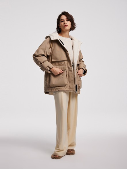 Colour Matching Puffer Jacket Colour Matching Puffer Jacket