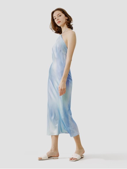 Alice′s Dream Satin Halterneck Dress Alice′s Dream Satin Halterneck Dress