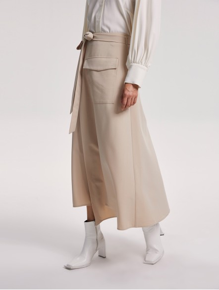 Belted Midi Skirt Belted Midi Skirt