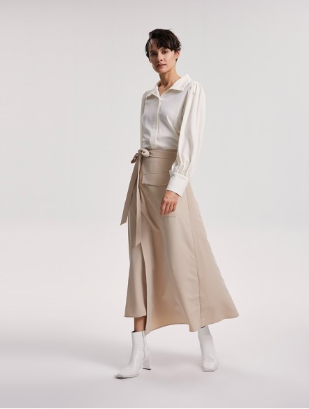 Belted Midi Skirt Belted Midi Skirt
