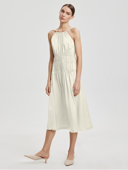 Gathered Slip Dress Gathered Slip Dress