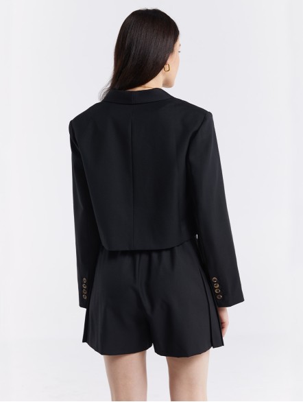 Single-breasted Cropped Blazer Single-breasted Cropped Blazer