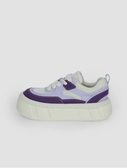 Platform Mesh Patchwork Sneakers Platform Mesh Patchwork Sneakers