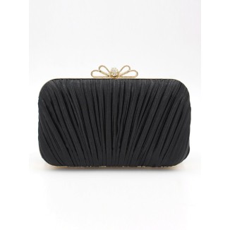 Exquisite Satin With Ruched Evening/Party Handbags #BAG0008